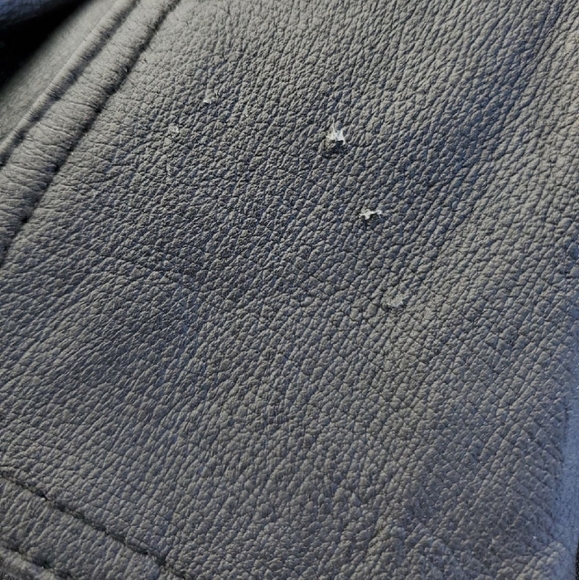 Moda Italy Black Bellagio Leather Jacket - Picture 8 of 8